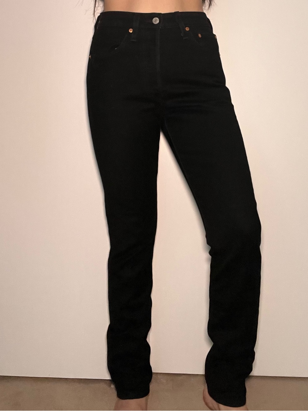 Levi’s 501 Skinny Black Jeans Size 26